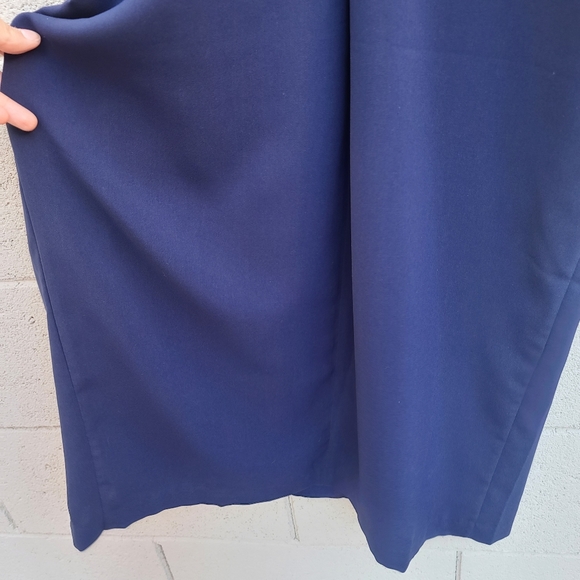 NBD | Shine On Double Strap Slit Dress in Navy NEW Size Large - Picture 9 of 12